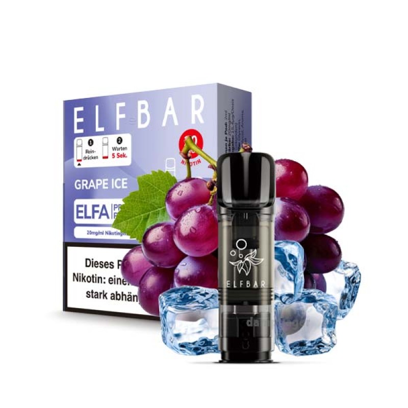 Elfbar ELFA Pods Grape Ice – 20 mg