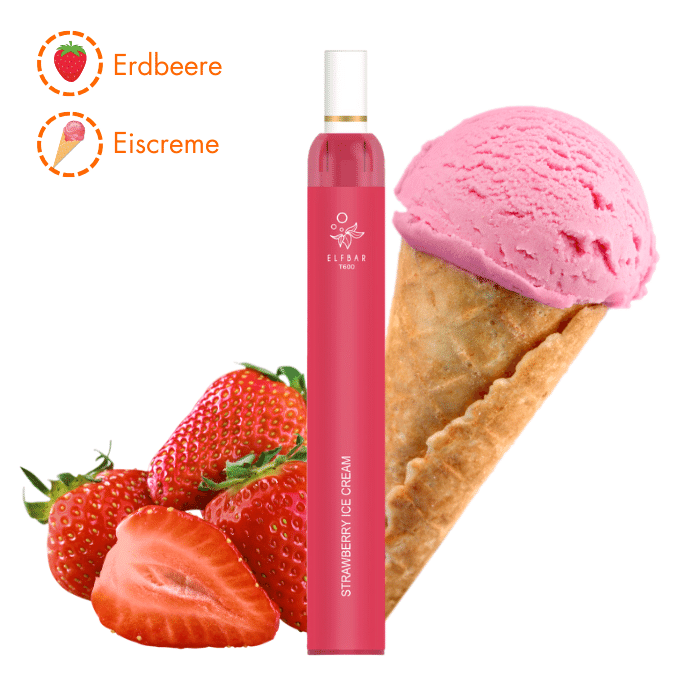 Elfbar T600 Strawberry Ice Cream – 20 mg
