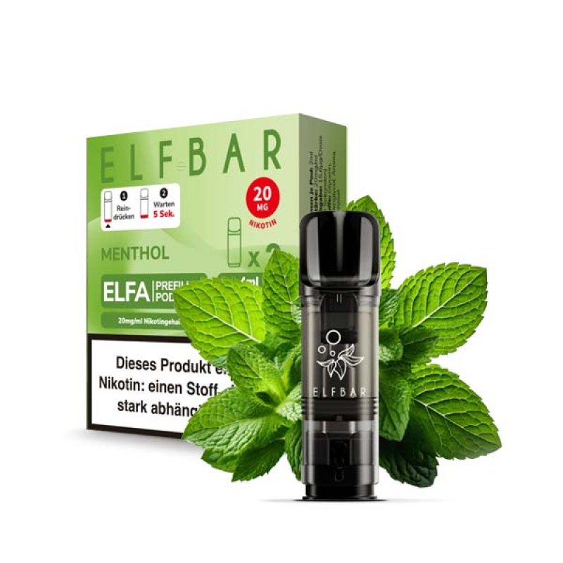 Elfbar ELFA Pods Menthol – 20 mg