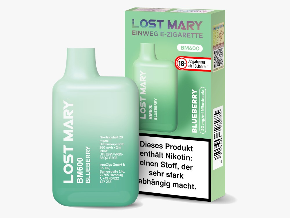 Lost Mary BM600 - Blueberry - 20mg/ml
