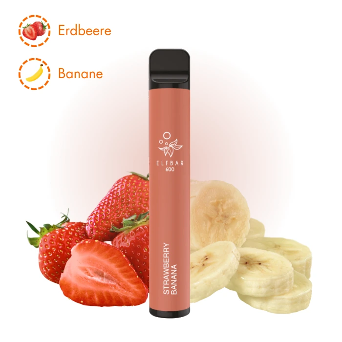 ELF BAR 600 - Strawberry Banana - 20mg/ml