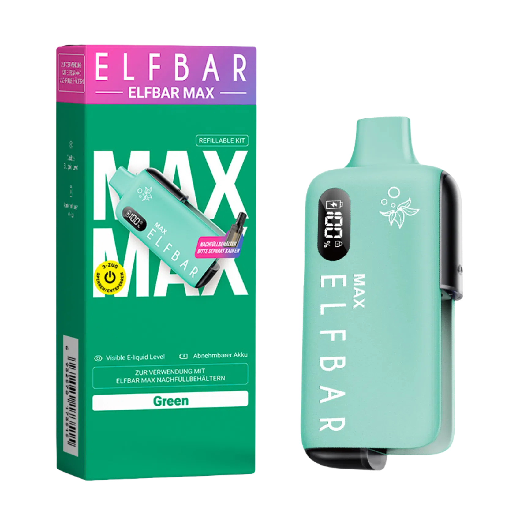 Elfbar MAX Pod Kit Green