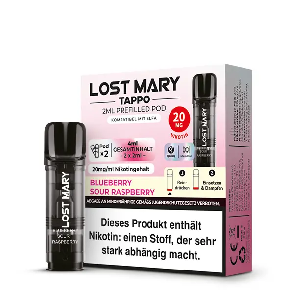 Lost Mary Pods - Blueberry Sour Raspberry