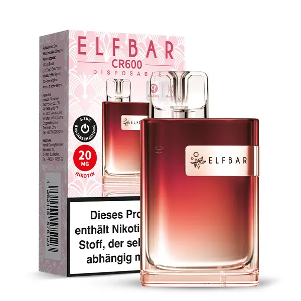 Elfbar Crystal CR600 - Apple Peach