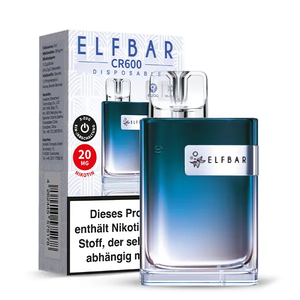 Elfbar CR600 Blue Razz Lemonade – 20 mg