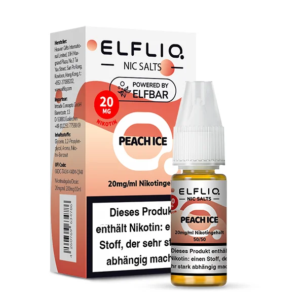 Elfbar Elfliq Peach Ice