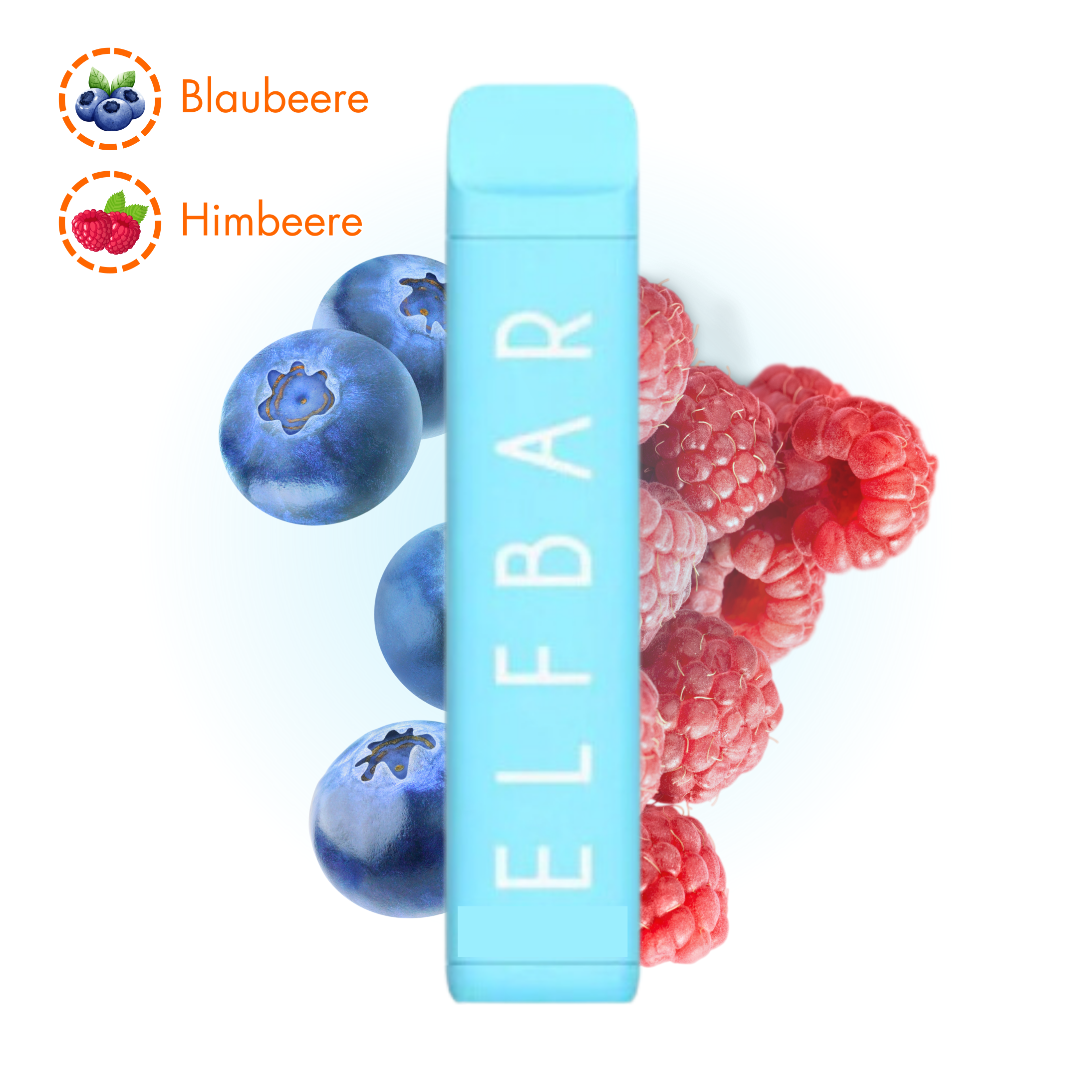 Elfbar NC600 - Blueberry Raspberry - 20mg Nikotin