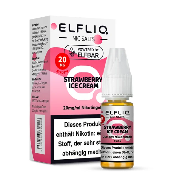 Elfbar Elfliq Strawberry Ice Cream