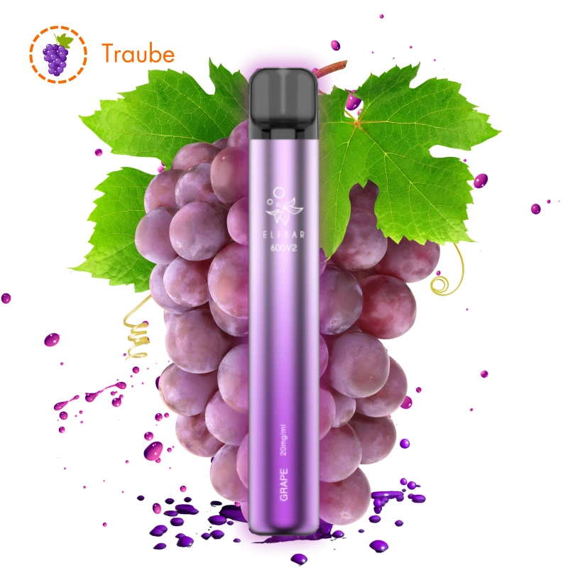 ELF BAR 600 V2 - Grape - 20mg/ml Nikotin