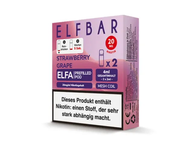 ELF BAR ELFA - Pods Strawberry Grape