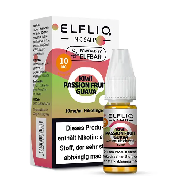 Elfbar Elfliq Kiwi Passion Fruit Guava