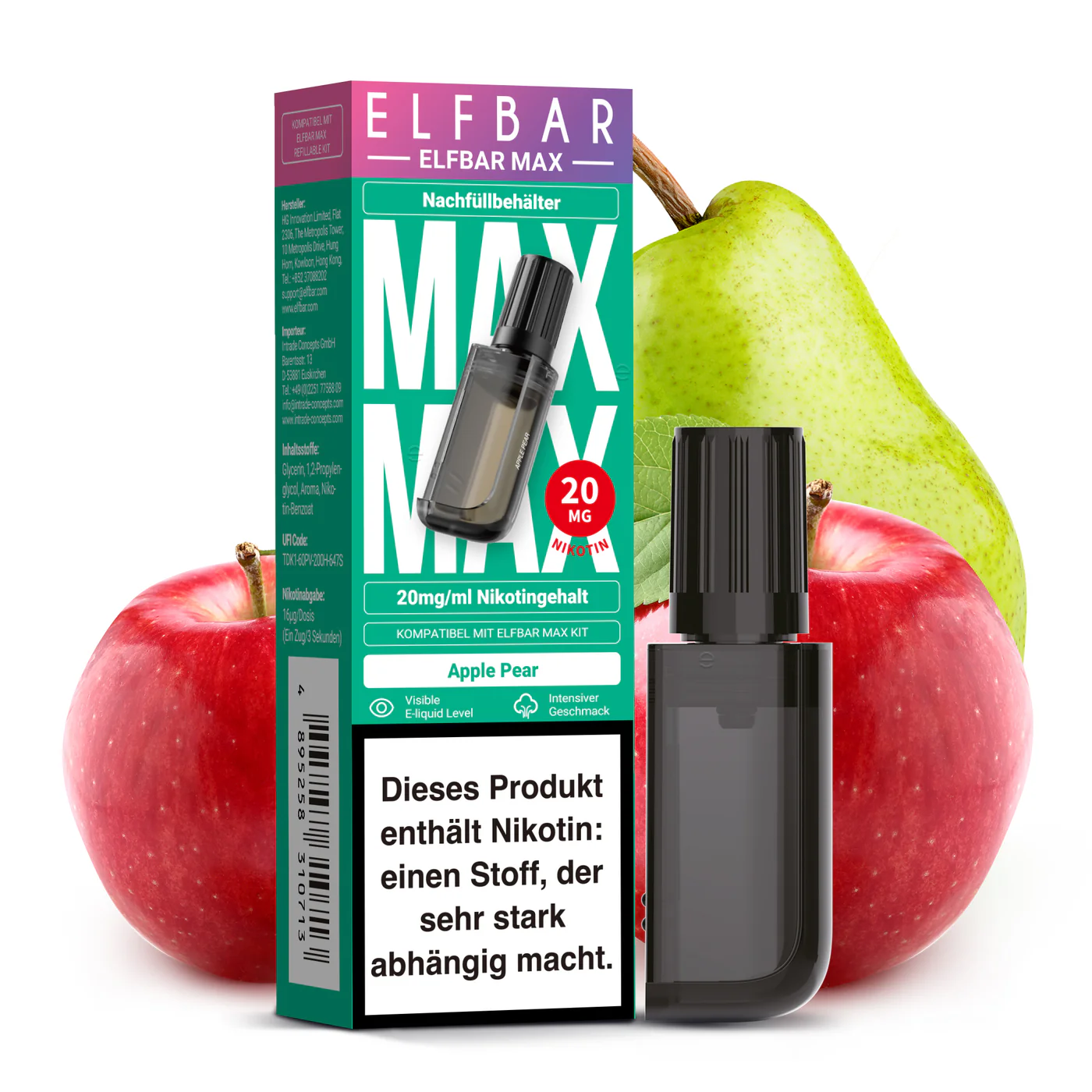 Elfbar MAX Pods Apple Pear – 20 mg