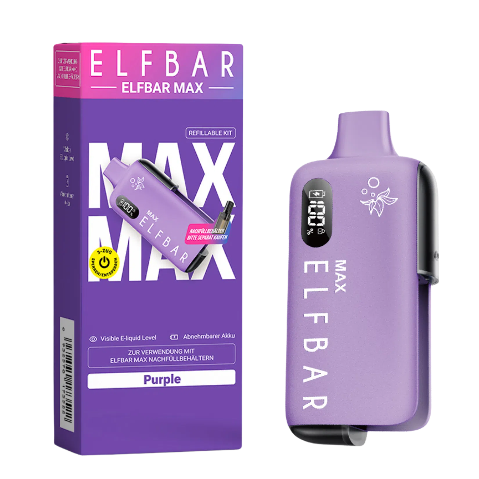 Elfbar MAX Pod Kit Purple