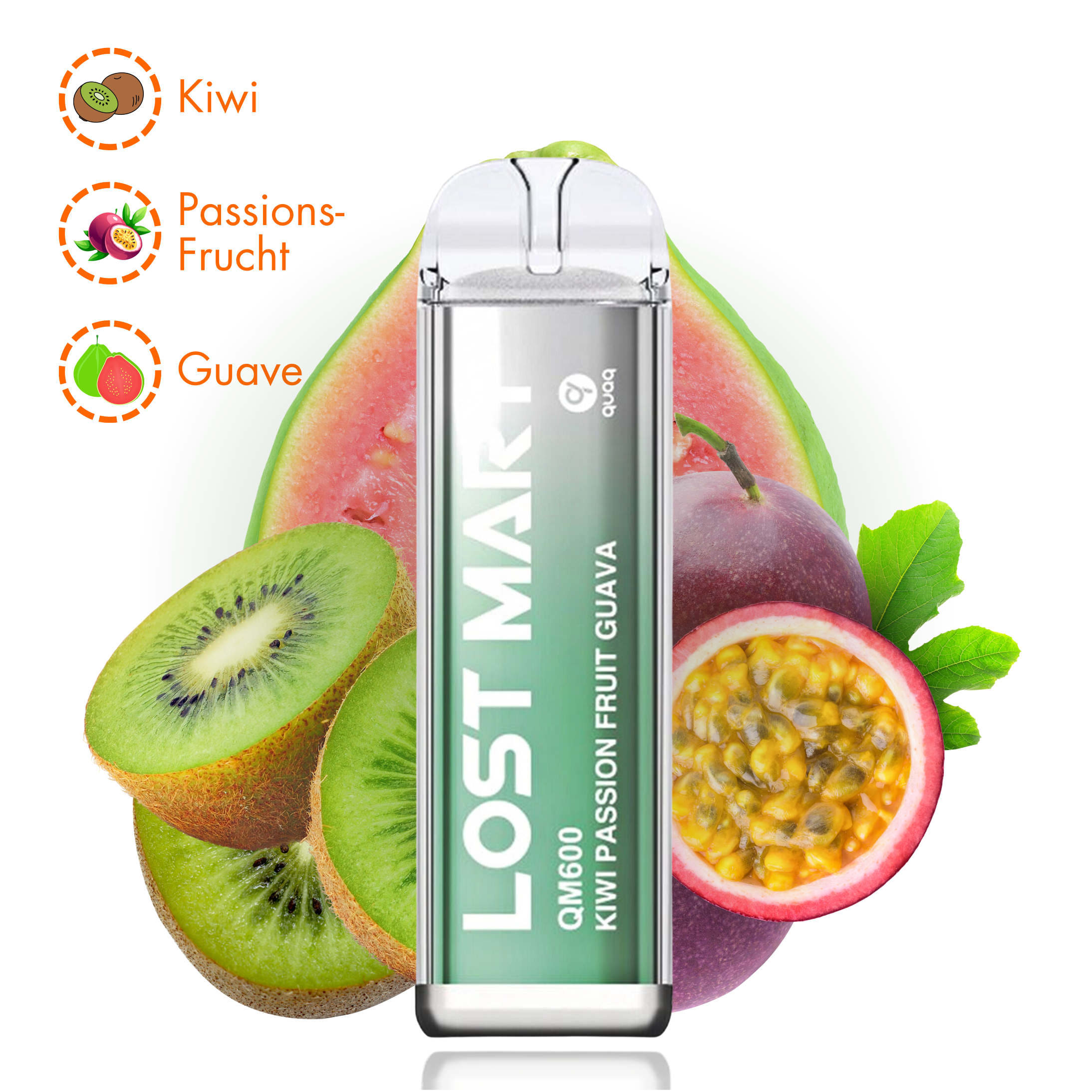 Lost Mary QM600 - Kiwi Passionfruit Guava - 20mg