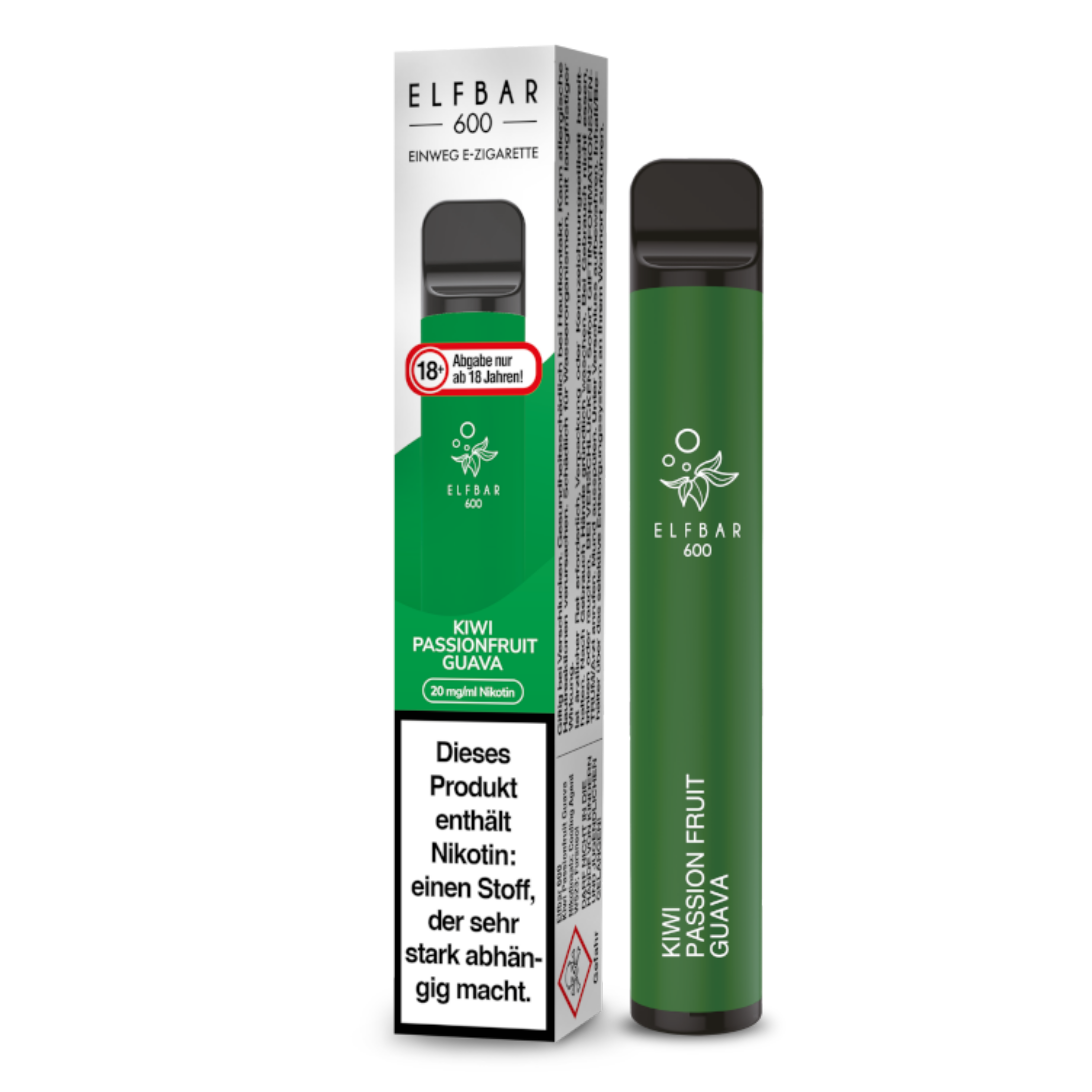 Elfbar 600 Kiwi Passionfruit Guava – 20 mg