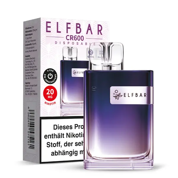 Elfbar Crystal CR600 - Blackberry Raspberry Lemonade